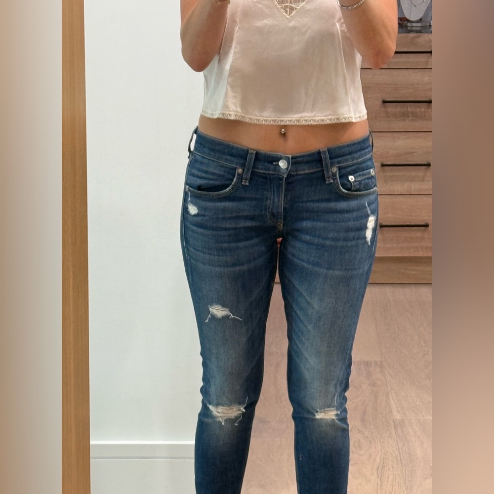 Rag and bone capri size 24